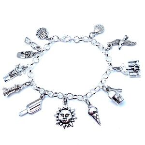 Seaside Summer Time Charm Bracelet